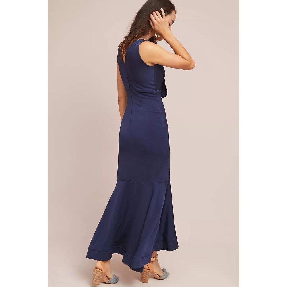 Anthropologie Shoshanna Ibiza Satin Dress Size 4 - Picture 3 of 9
